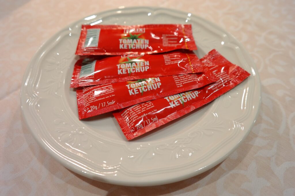 ketchup, tomato ketchup, portions-356438.jpg