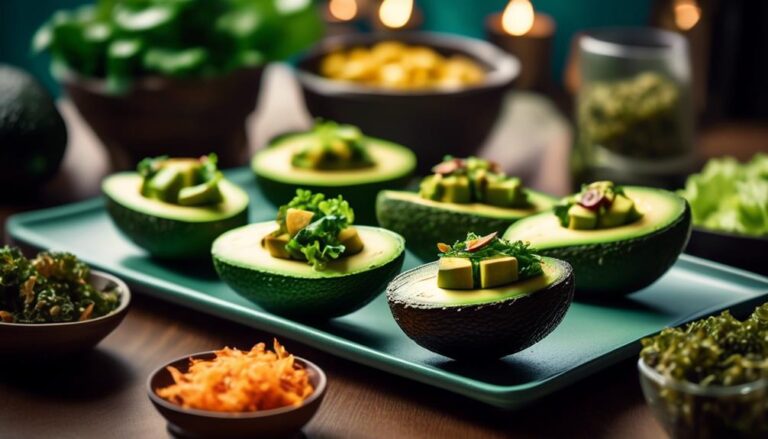 avocado based vegetarian keto snacks
