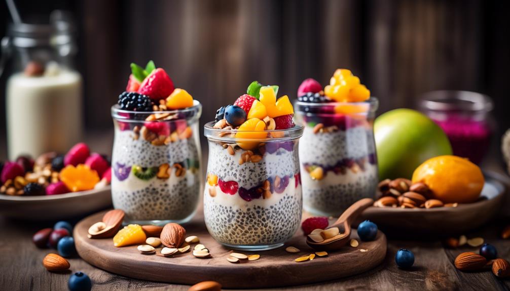 coconut milk chia pudding