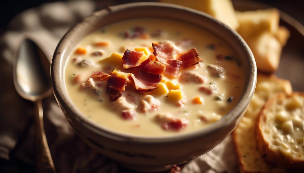 creamy bacon chicken soup