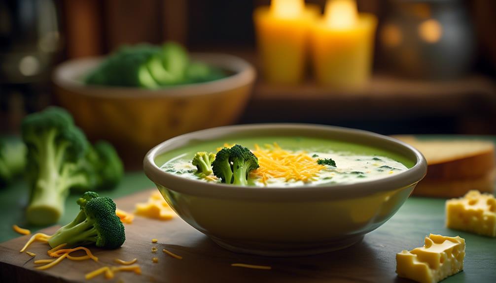 creamy broccoli cheddar soup