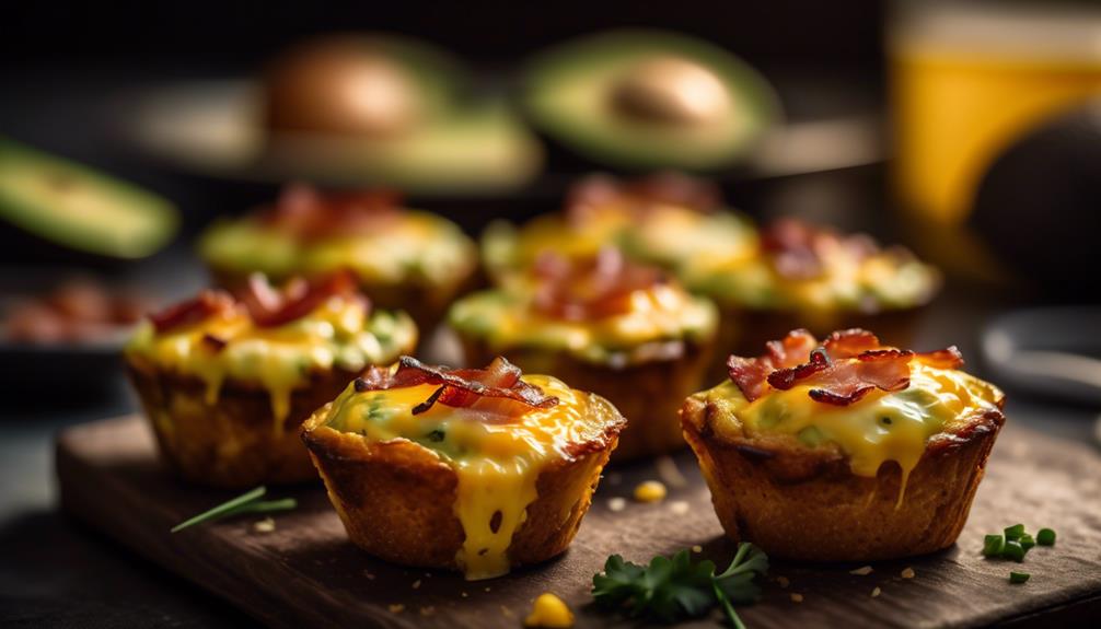delicious avocado and egg