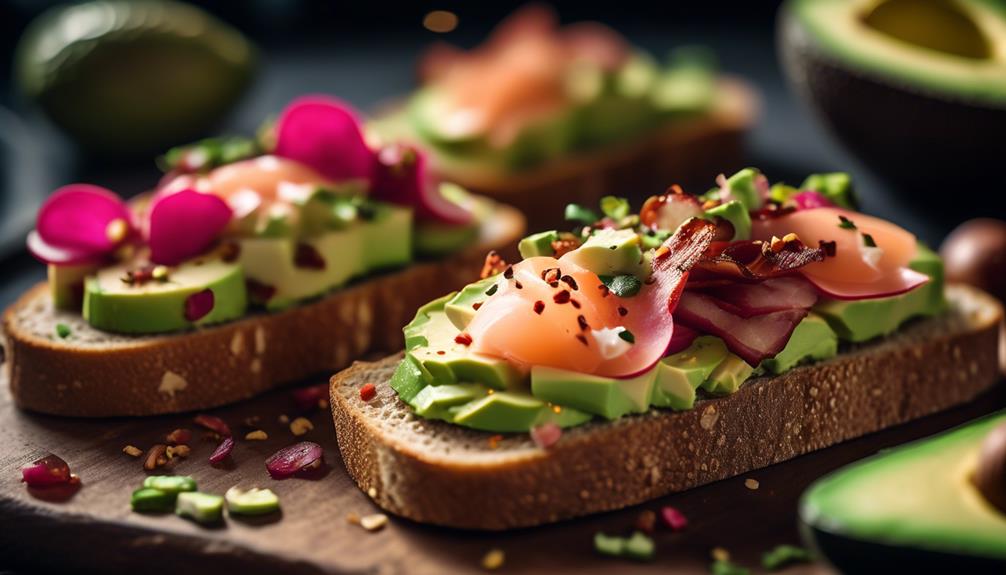 delicious low carb avocado toast