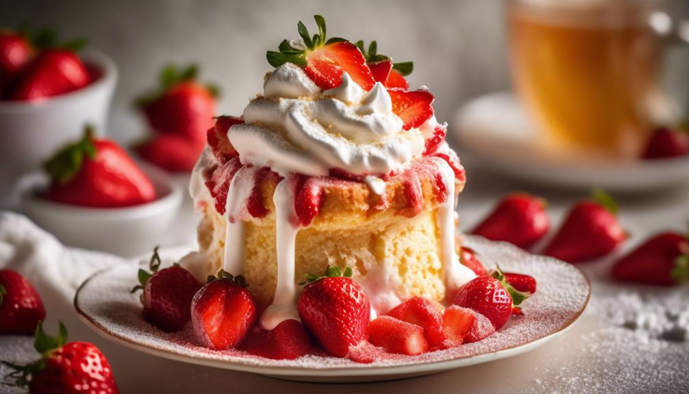 delicious single serving strawberry dessert