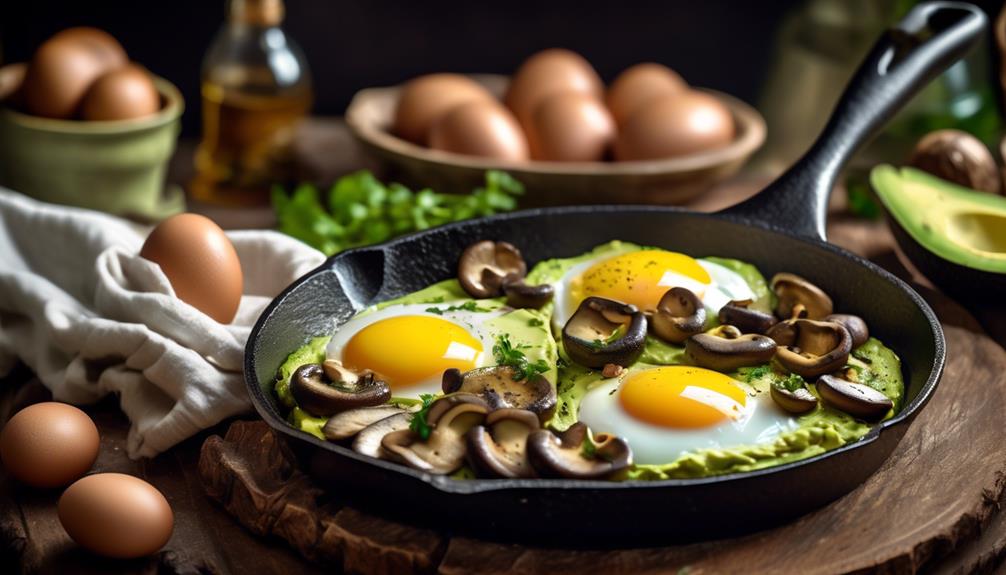 delicious vegetarian breakfast skillet