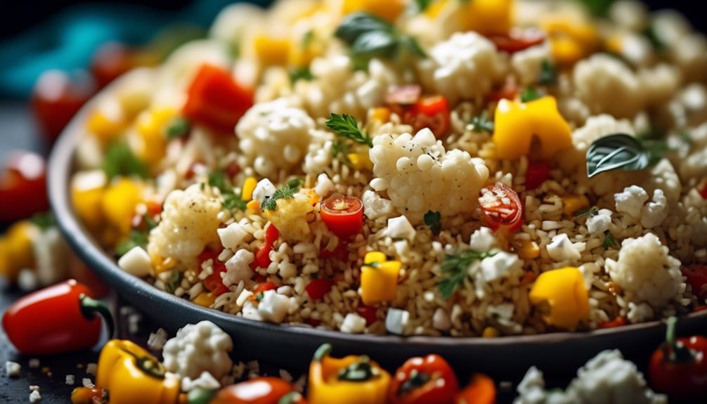 healthy and flavorful cauliflower pilaf