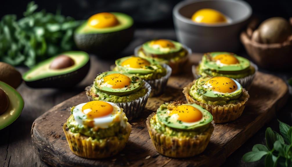healthy breakfast with avocado