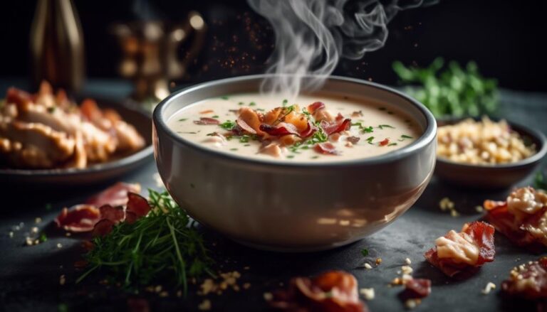 keto chicken and bacon soup