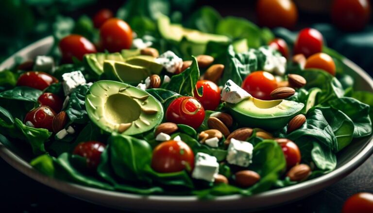 keto leafy green salad