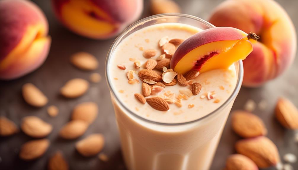refreshing and nutty smoothie
