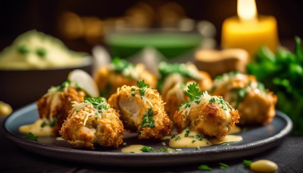 savory bites with garlic