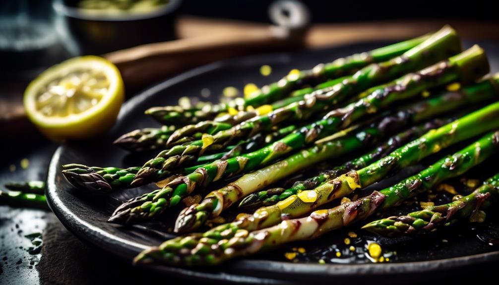 tasty and healthy asparagus