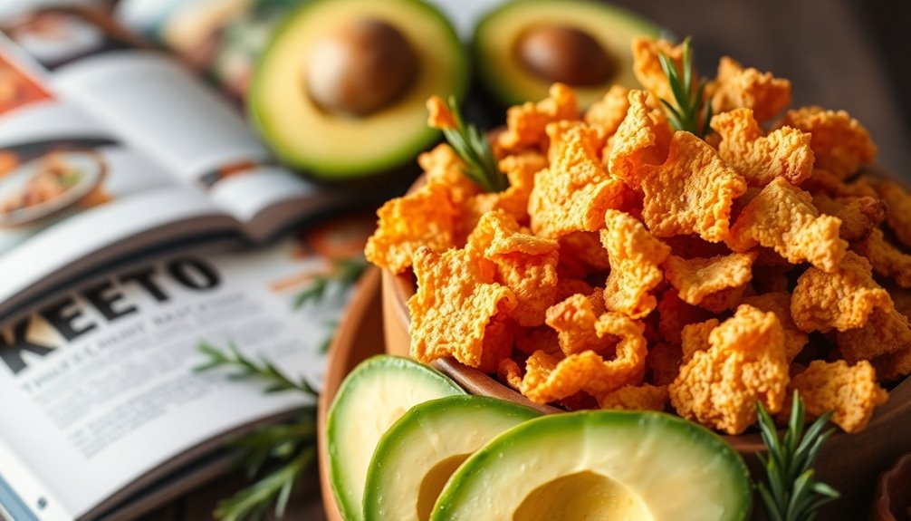 keto friendly crunchy snack option