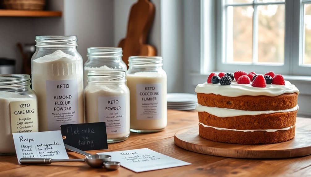 keto cake mix variations