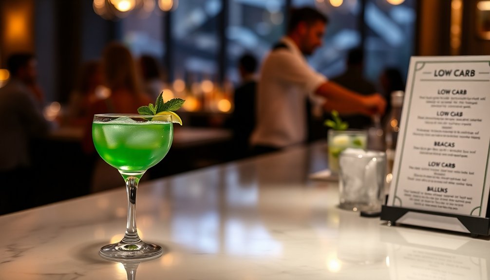low carb cocktail ordering tips