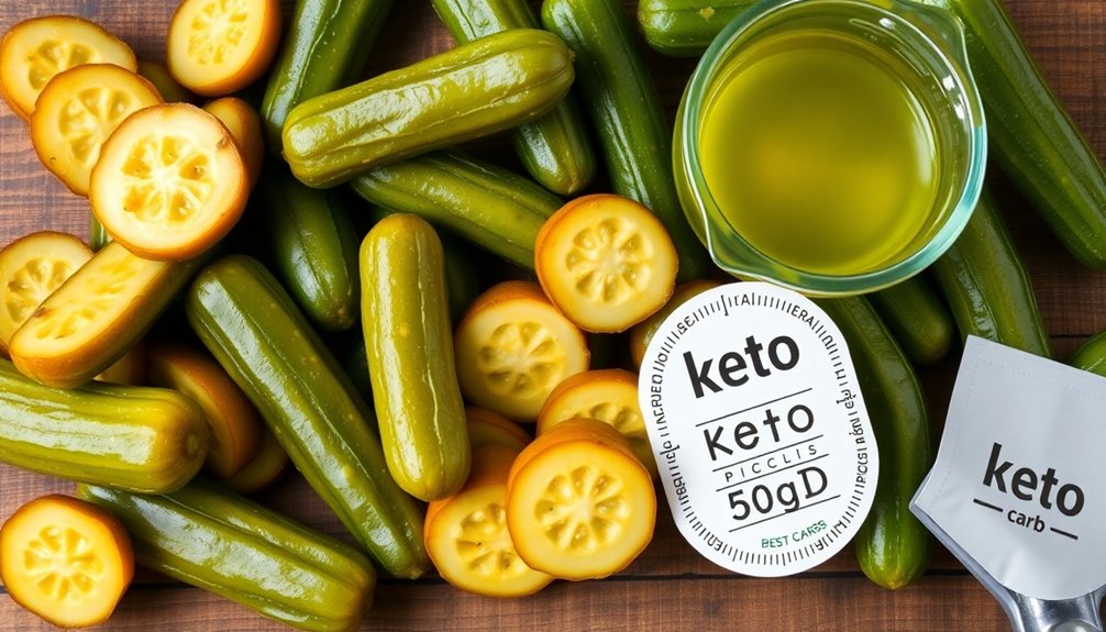low carb pickle options available