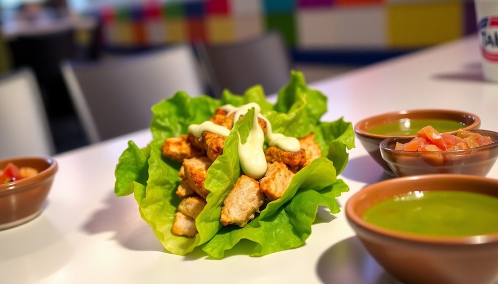 low carb taco bell sauces