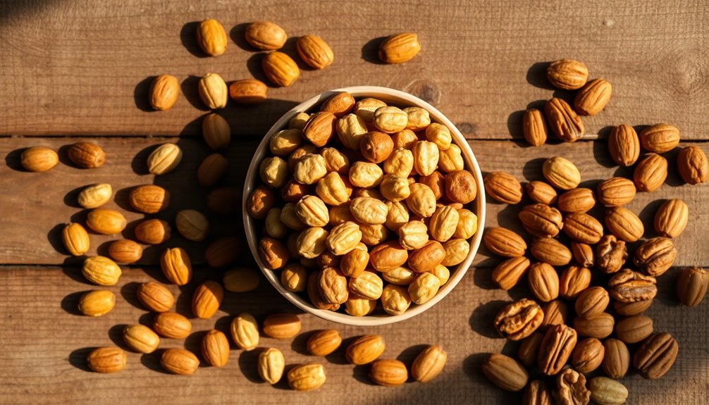 peanuts higher in carbs