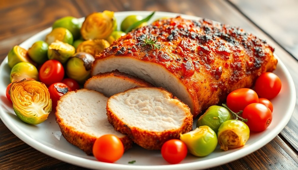 succulent air fried pork tenderloin