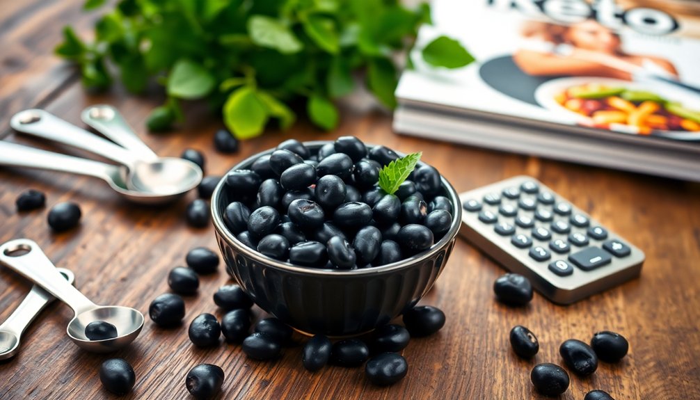 black beans are high carb