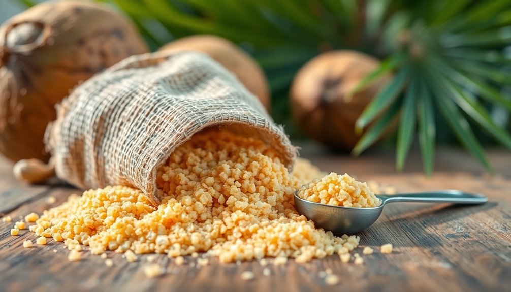 coconut sugar carb content