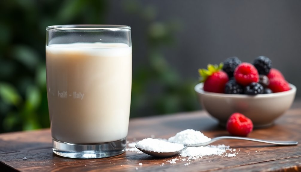 half and half keto friendly