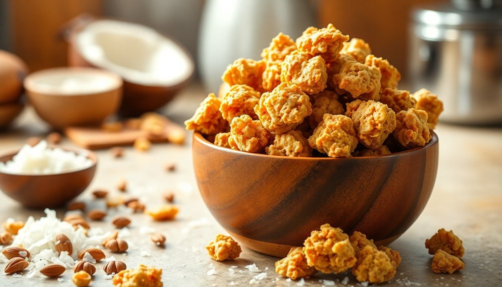 keto coconut clusters nutrition