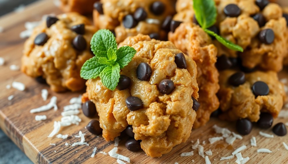 low carb coconut snack clusters