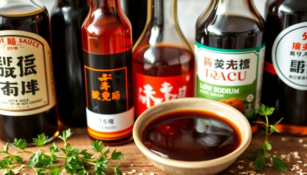 types of soy sauce options