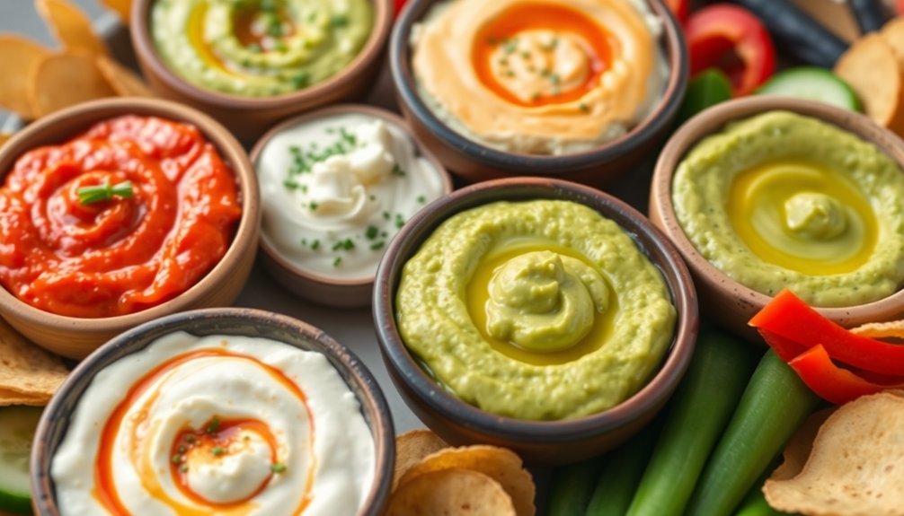 fresh ingredients enhance dips