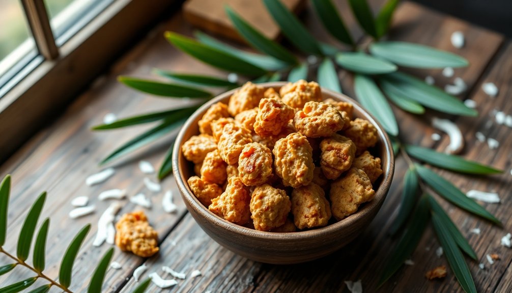 keto friendly coconut snack clusters