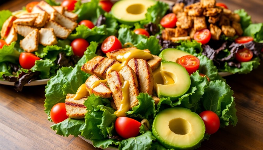 keto friendly salad options