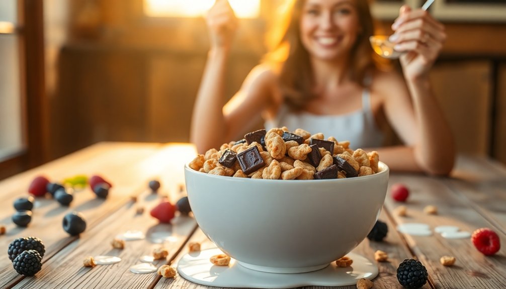 nostalgic guilt free cereal experience