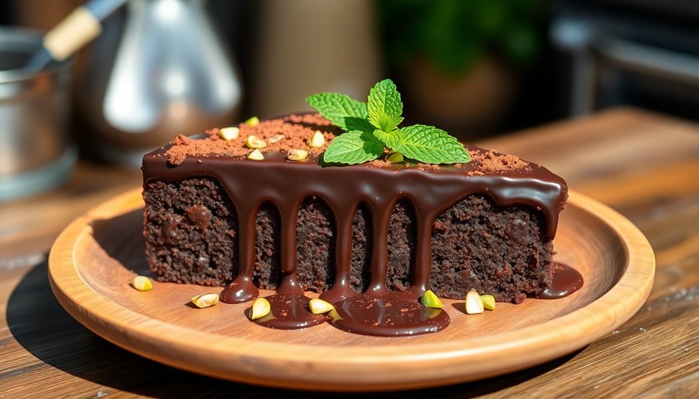 healthy fudgy chocolate cake