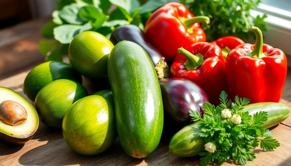 keto friendly fruits and vegetables