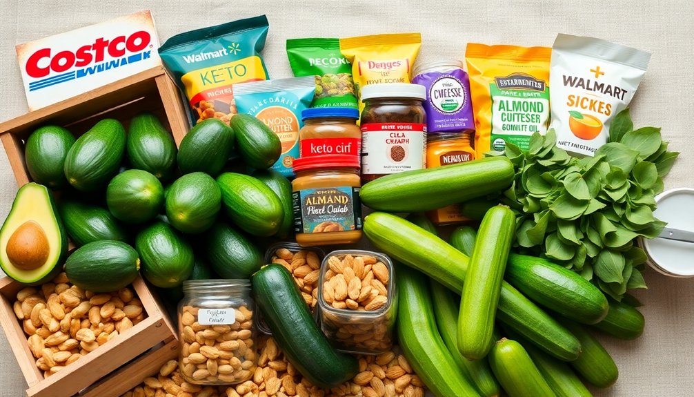 keto shopping at supermarkets