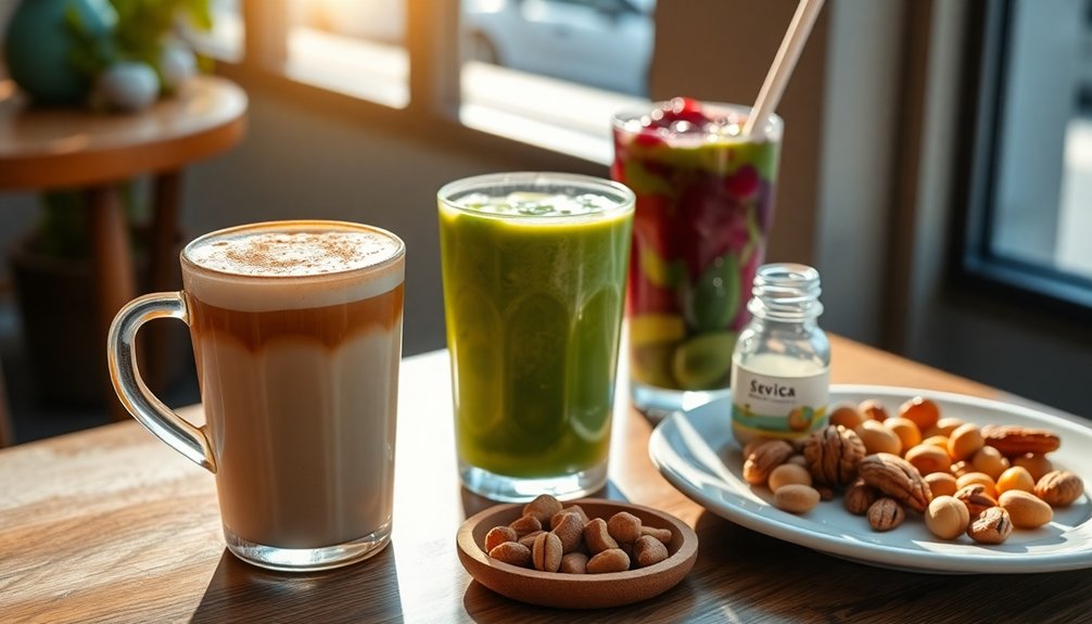 low carb drink customization options