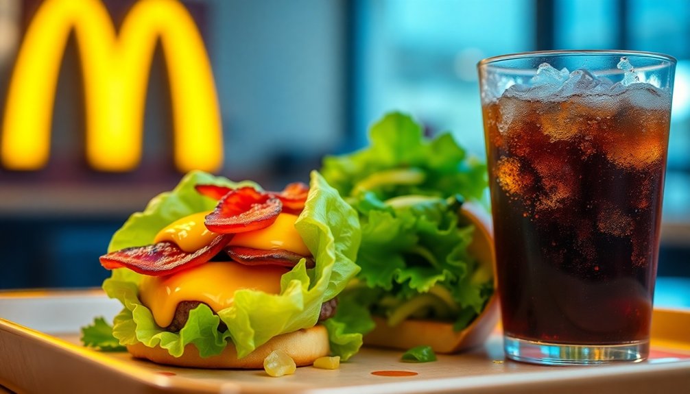 low carb options at mcdonald s