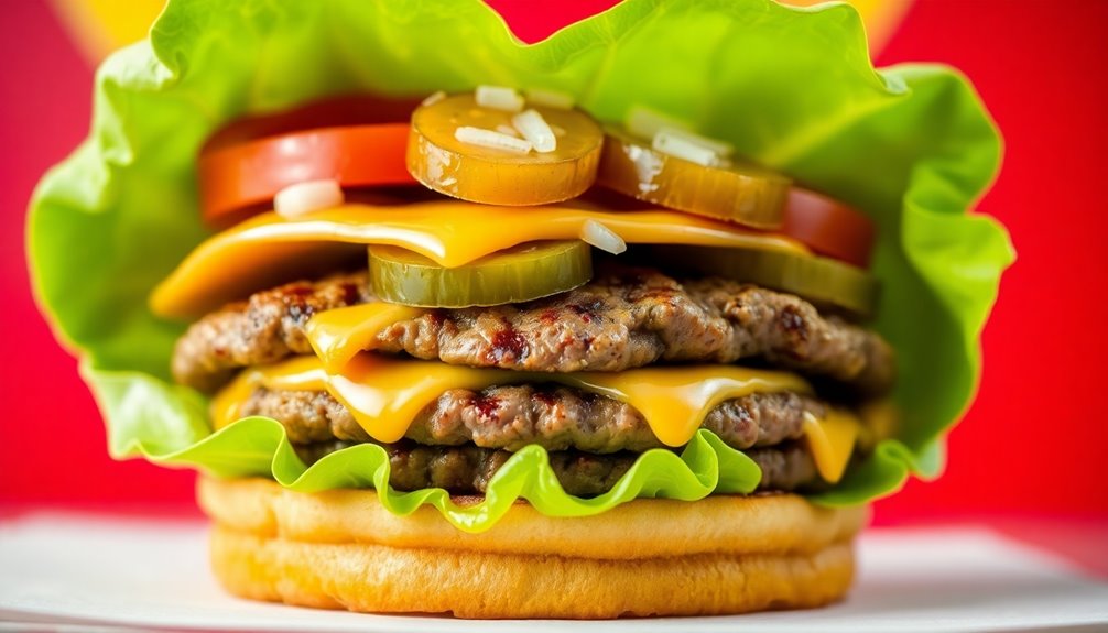 customize your protein style burger