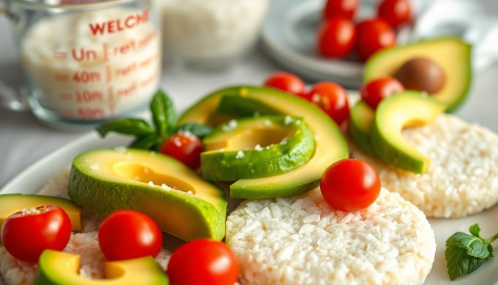 high carb rice cake warning