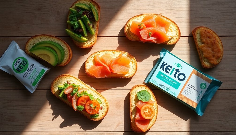 keto bread calorie comparisons
