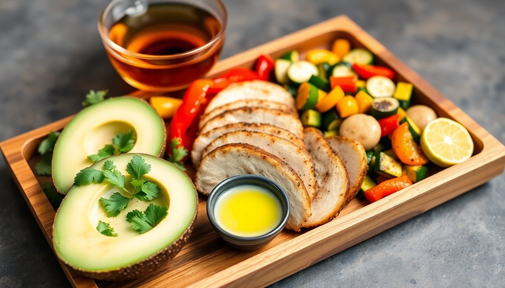 keto wraps and salad bowls