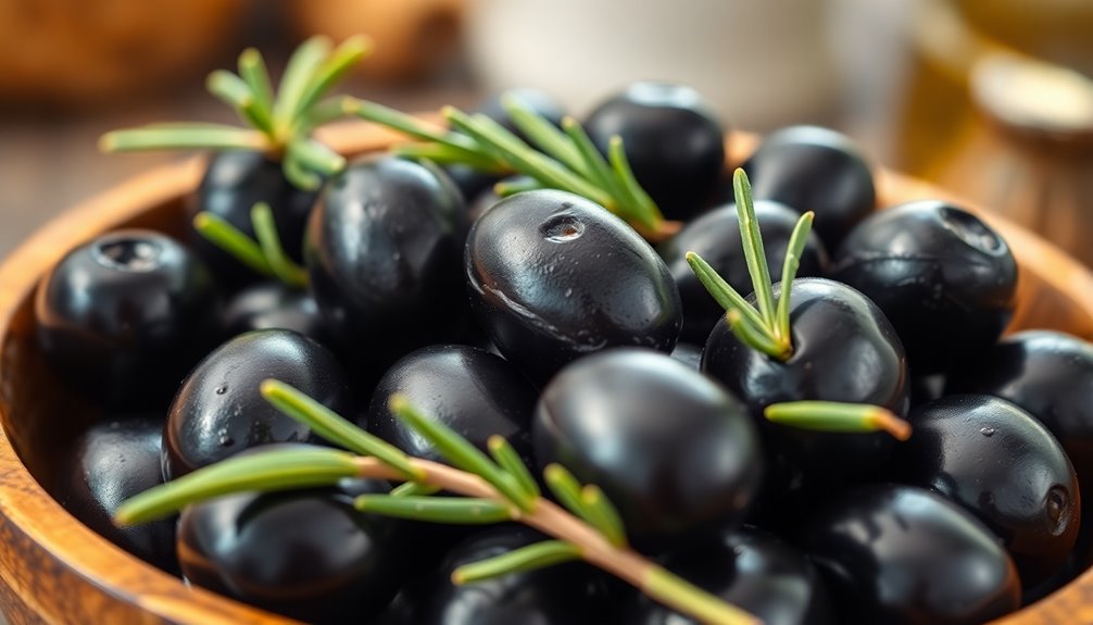 low carb black olive snack