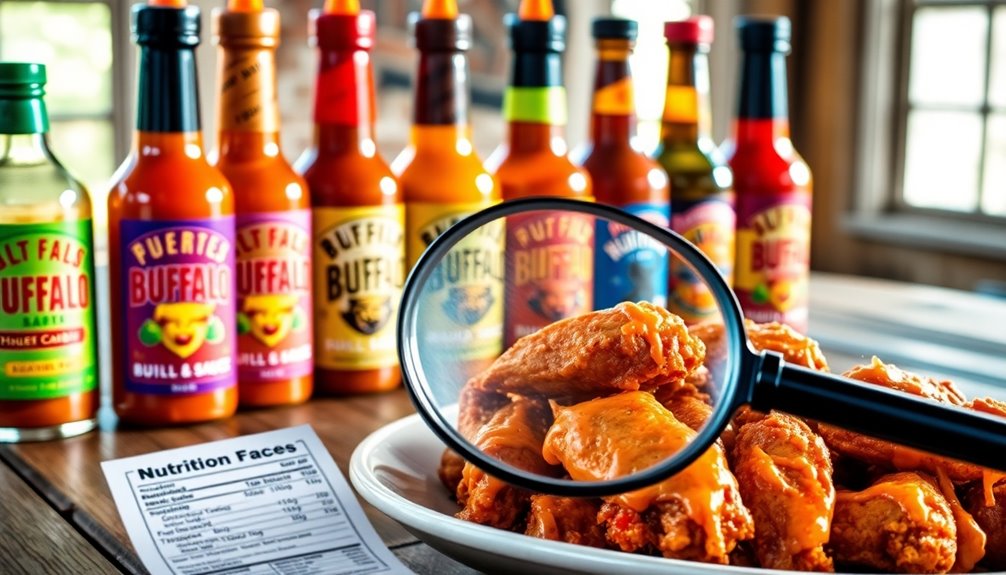 read buffalo sauce labels