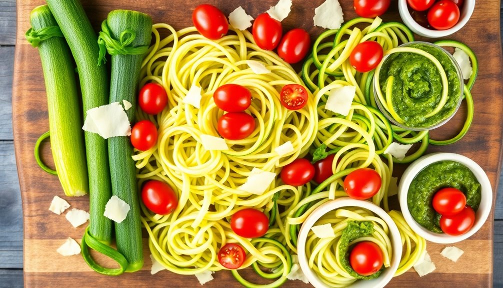 zucchini noodles as substitutes