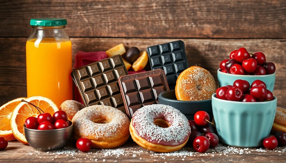 avoid high sugar foods