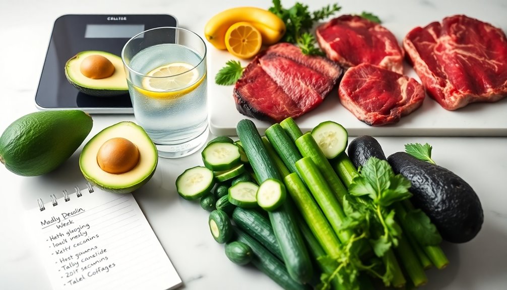 keto flu and meal prep