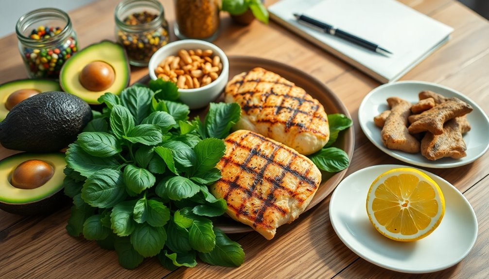 keto friendly foods selection