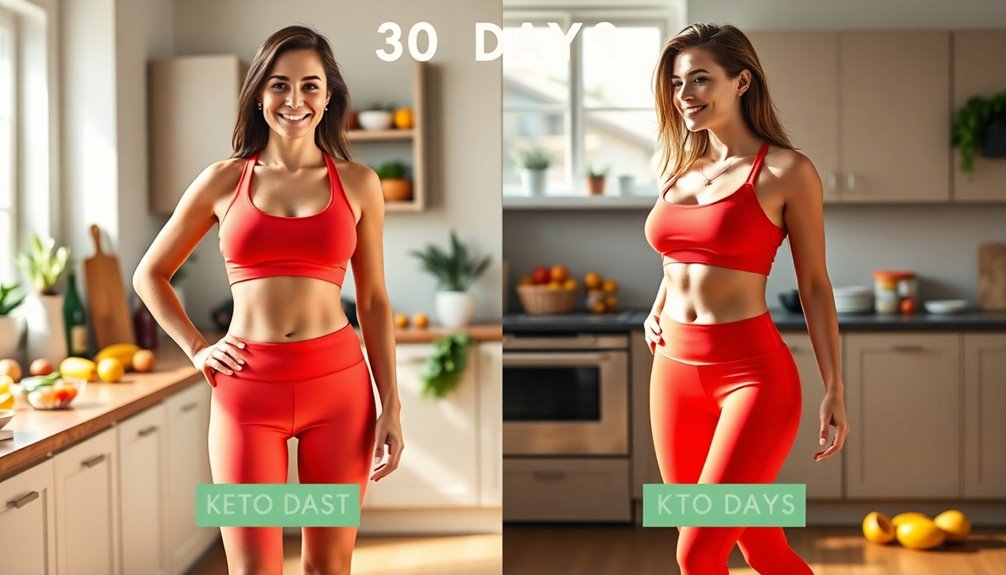 keto transformation after 30 days