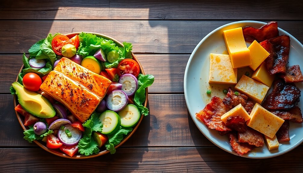 low carb high fat eating